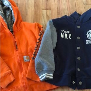 Boys 6 jackets Carhartt & OshKosh